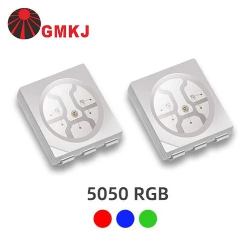 Rgb Светодиодный чип 5050 Smd 0.2w 20mA Каждый цвет